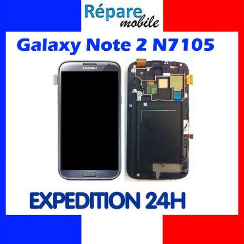 Original Ecran Complet Samsung Galaxy Note 2 N7105 Gris Titanium (Tactile + Écran Lcd)