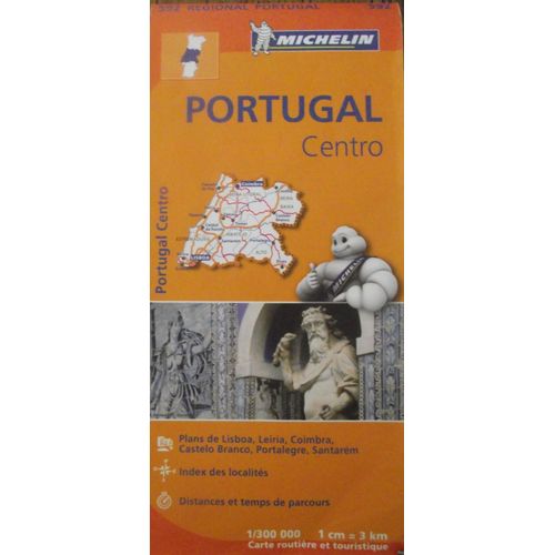Carte Routière Michelin Portugal Centro 
