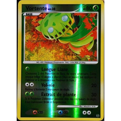 Carte Pokémon 43/127 Vortente 80 Pv - Reverse Série Platine Neuf Fr