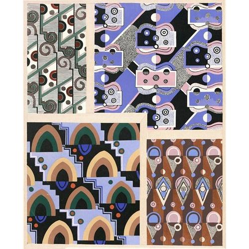 Canevas imprimer Collection décors et couleurs Pl.16 (1930) Impression sur toile Roulée Tableau Art Décoration Murale / Sans cadre 40x50cm ou 45x45cm