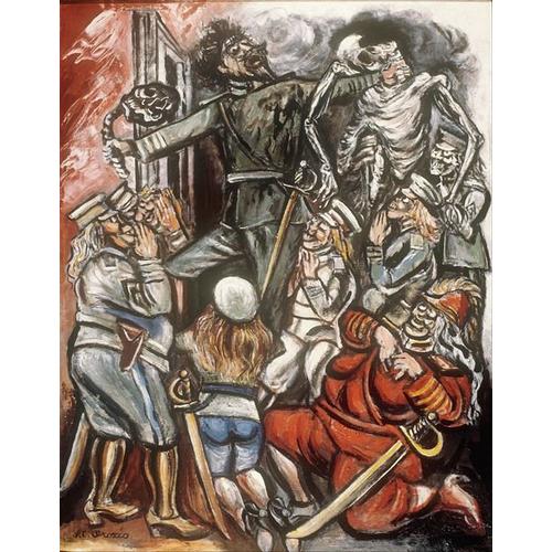 Canevas imprimer Le démagogue (1946) Impression sur toile Roulée Tableau Art Décoration Murale / Sans cadre 40x50cm ou 45x45cm