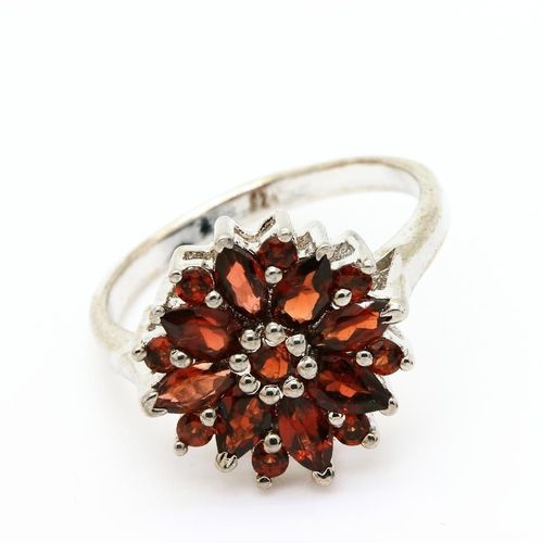 Bague Grenat   Argent 925