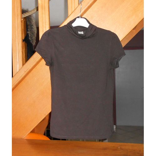 T-Shirt "" Camaïeu "", Marron, T1