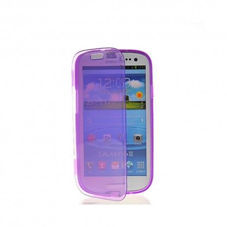 Etui Housse Coque Gel Rabat Samsung Galaxy Grand 2 - Violet