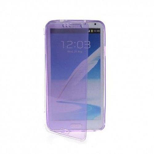 Etui Housse Coque Gel Rabat Samsung Galaxy Note 3 - Violet