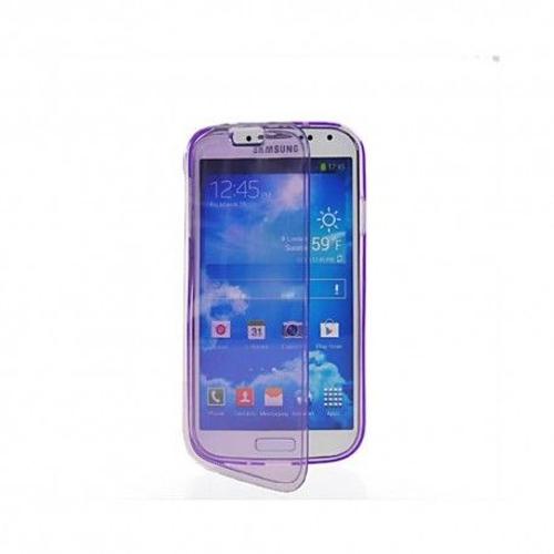 Etui Housse Coque Gel Rabat Samsung Galaxy S4 - Violet