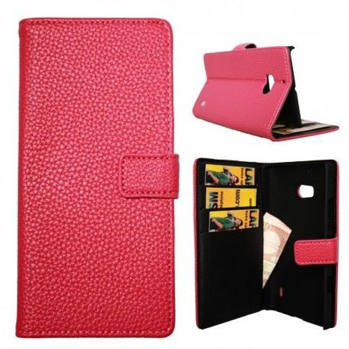 Etui Housse Coque Portefeuille Nokia Lumia 830 - Rose