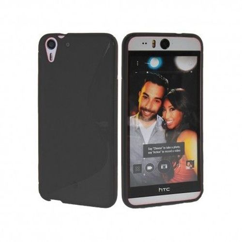 Etui Housse Coque Gel Vague S Htc Desire Eye - Noir