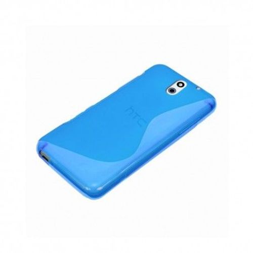 Etui Housse Coque Gel Vague S Htc Desire 610 - Bleu