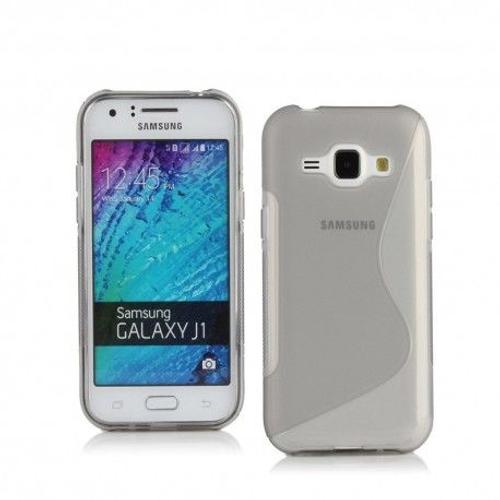 Coque Gel Vague S Samsung Galaxy J1 - Transparent