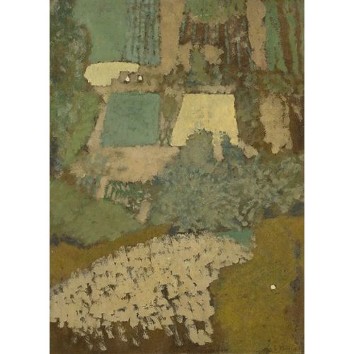Canevas imprimer Vue plongeante sur la colline (vers 1900) Impression sur toile Roulée Tableau Art Décoration Murale / Sans cadre 40x50cm ou 45x45cm