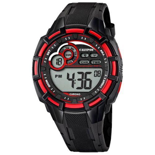 Calypso Montre Homme Chronographe Noir-Rouge Collection De Montres Uk5625/4