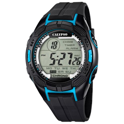 Calypso Montre Homme Chronographe Noir-Bleu Digital Montre Uk5627/2