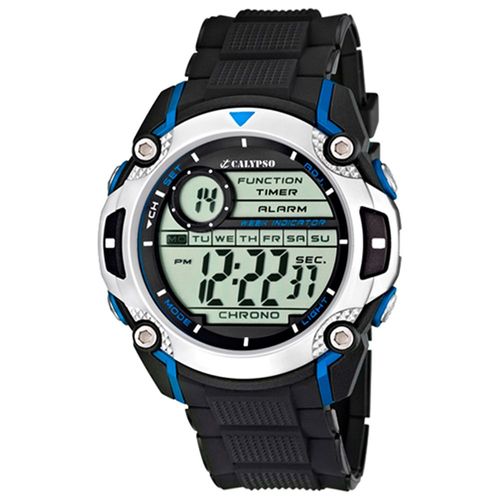 Calypso Montre Homme Chronographe Noir-Bleu Digital Collection De Montres Uk5577/2