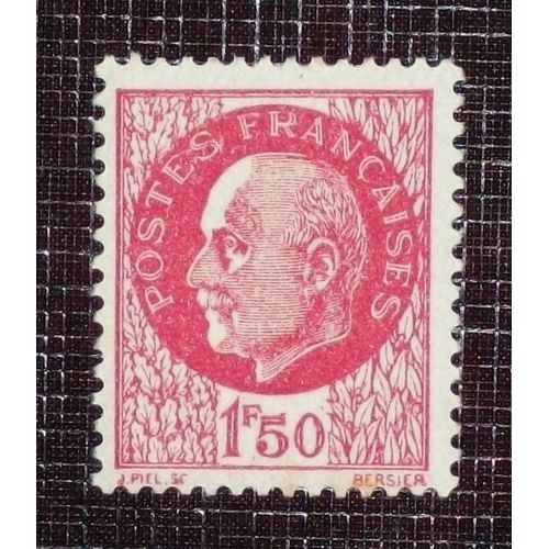 France N° 516 Neuf Sans Charnière De 1941 - 1f50 Rose « Pétain Type Bersier »