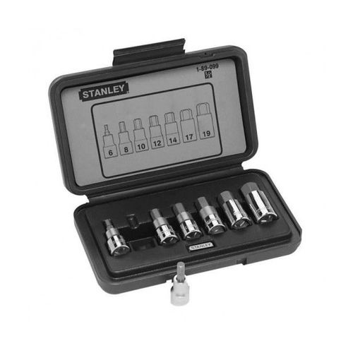 STANLEY STANLEY Coffret 7 douilles 6 pans 1/2
