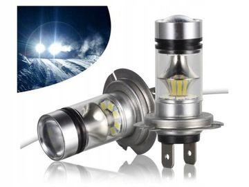 2 Ampoules Led H7 Cree, 8 000 Lm, 6 000 K.