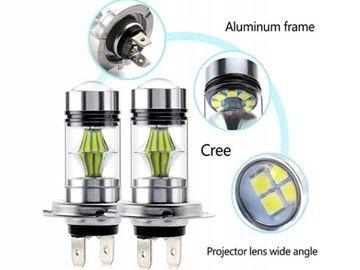 2 Ampoules Led H7 Cree, 8 000 Lm, 6 000 K. - 3