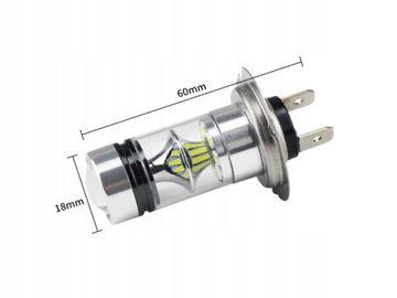 2 Ampoules Led H7 Cree, 8 000 Lm, 6 000 K. - 9