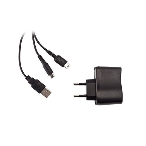 Chargeur Secteur Dsi Xl-Dsi-Ds Lite-3ds Xl-3ds-New 3ds-New 3ds Xl- Noir