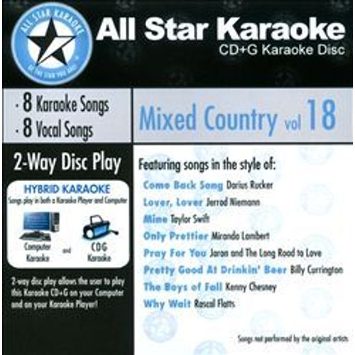 All Star Karaoke: Mixed Country, Vol. 18
