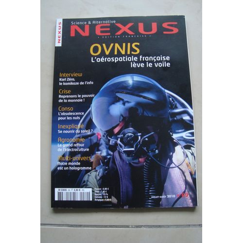 Nexus  N° 69 : Ovnis - L'aerospatiale Francaise Leve Le Voile