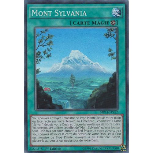 Carte Yu-Gi-Oh - Mont Sylvania - Mp14-Fr227 Super Rare 1ère Edition