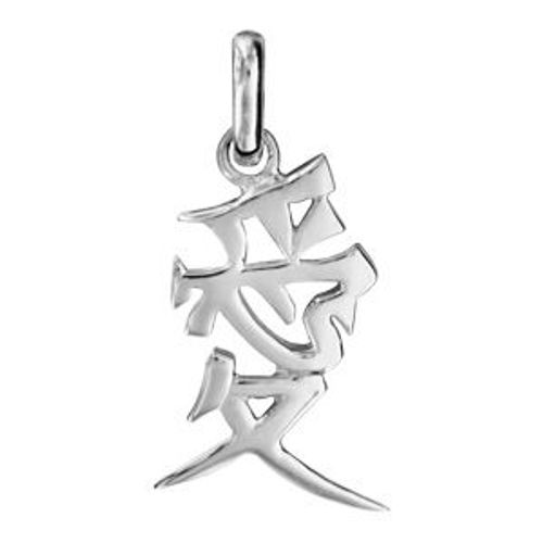Pendentif Chinois Amour En Argent