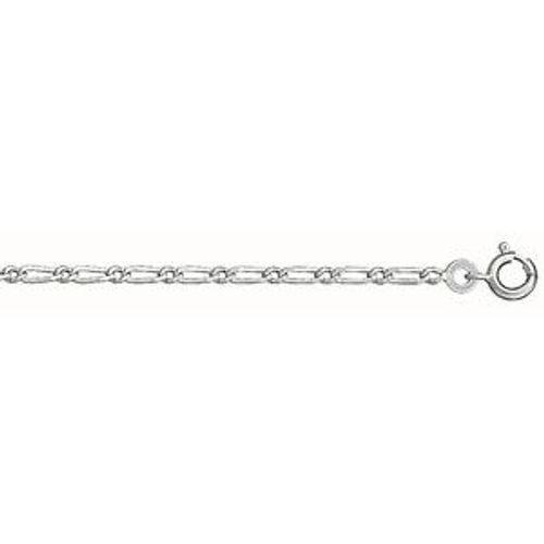 Bracelet Argent Maille Figaro 1+1 - 2mm / 18cm