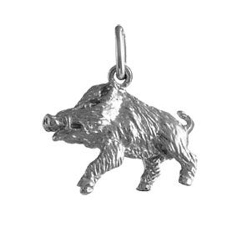 Pendentif Petit Sanglier Argent