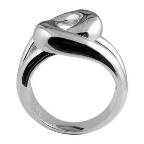 Bague Argent Massif Double Noeud  - Elixès