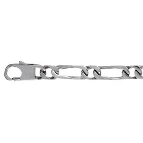 Bracelet Acier Maille 1+1 7mm 21cm
