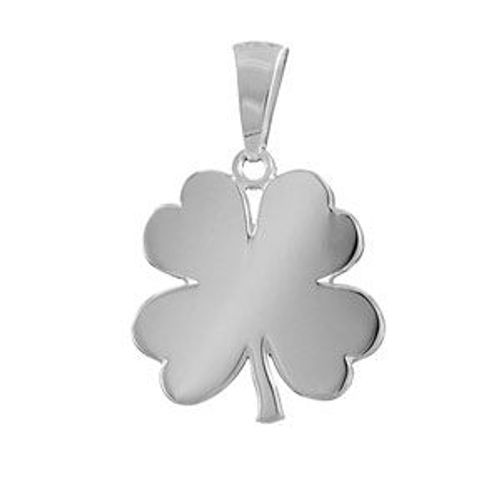 Pendentif Argent Trèfle À 4 Feuilles