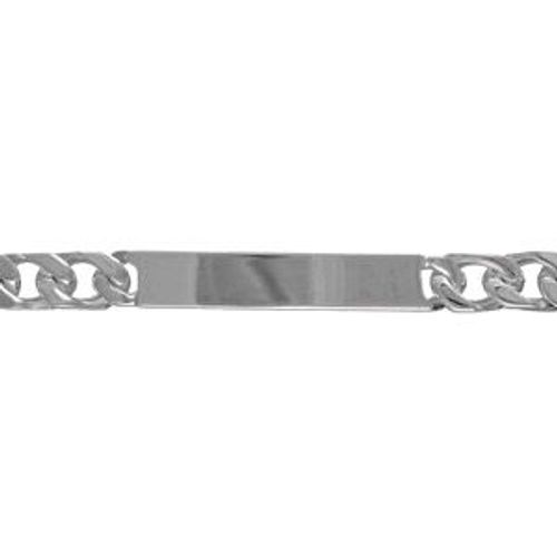 Gourmette Acier Maille 1+3 7mm 21cm