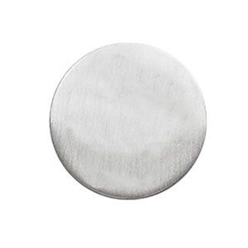 Pin's Rond A Graver 20mm Argent