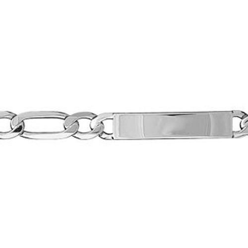 Gourmette Argent 8mm Maille Hawaï 1+3
