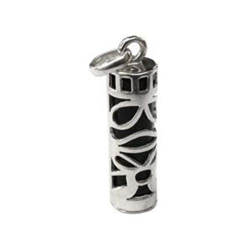 Pendentif Tribal Type Tiki En Argent