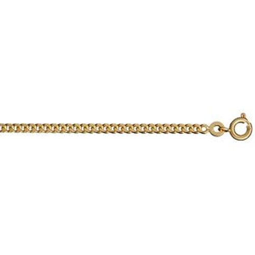 Chaine Gourmette 2,5mm 45cm Plaqué Or