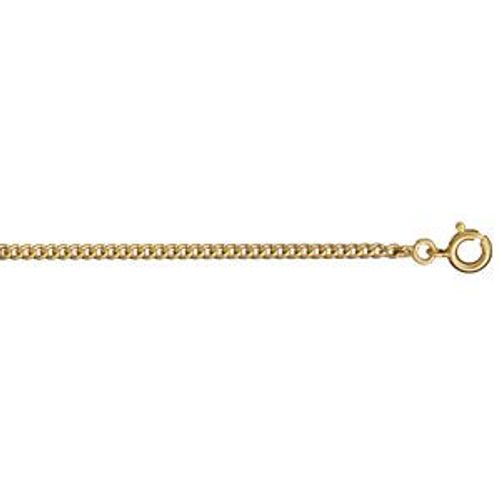 Chaine Gourmette 2,1mm 45cm Plaqué Or