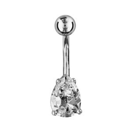 Piercing Nombril Pierre Blanche