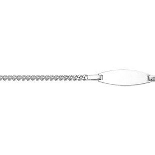 Gourmette Bébé Argent 2mm Maille Sérrée