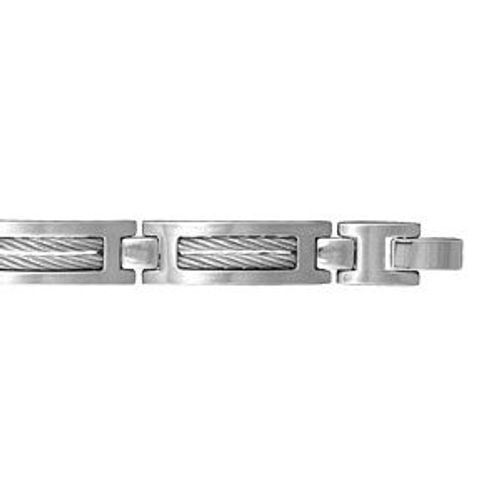 Bracelet Acier 2 Cables