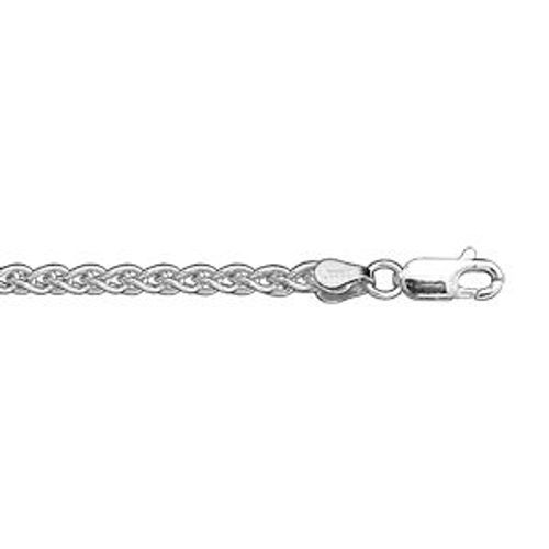 Bracelet Maille Palmier Argent