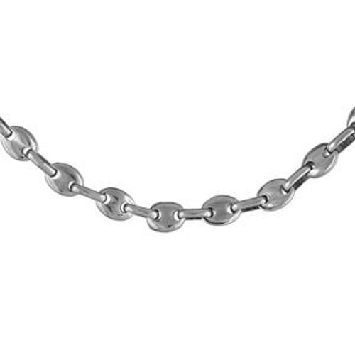 Chaine Acier Maille Grain Café 6mm 55cm