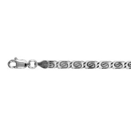 Bracelet Argent Maille Fantaisie