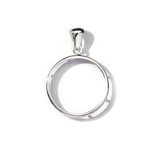 Pendentif Porte Pièces Argent Diamètre 27.4