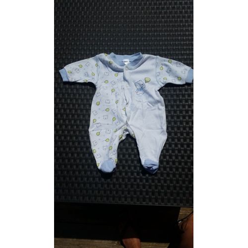 Pyjama Baby Club Taille 50 Imprimé Ballon Et Ours