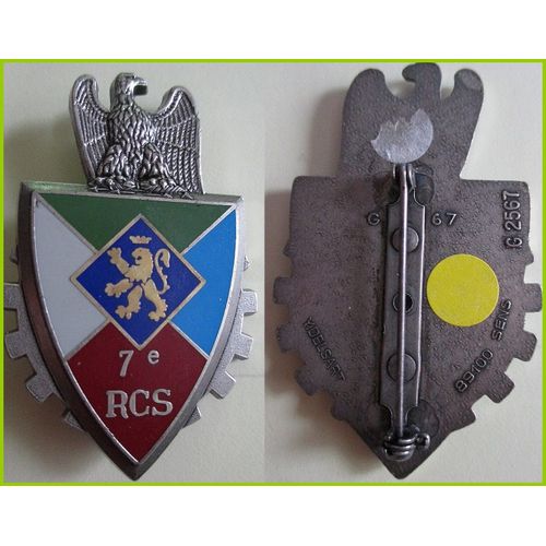 Insigne 7°Régiment De Commandement Et De Soutien