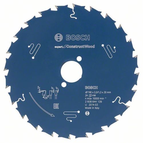 Lame pour scie circulaire expert for ConstructWood 190x30x2/1.3x24 T