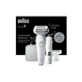 Epilateur Électrique Braun Epilateur Silk Epil 9 Ses9-341 Blanc-Argent